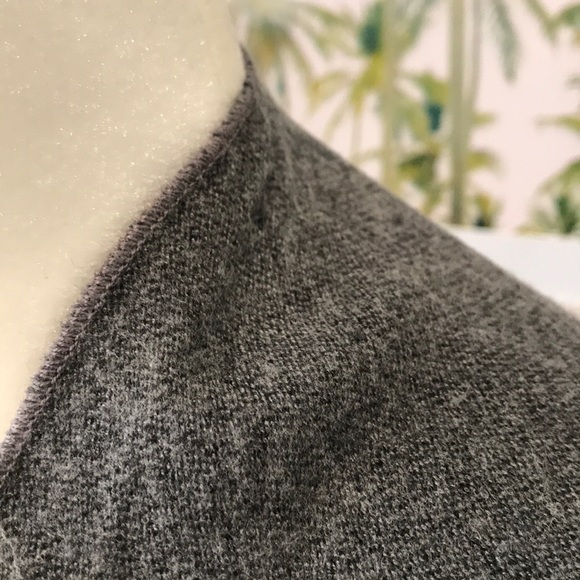 Luxe Wrap Cardi Sweater Charcoal Gray Luxe Layer - Picture 4 of 7